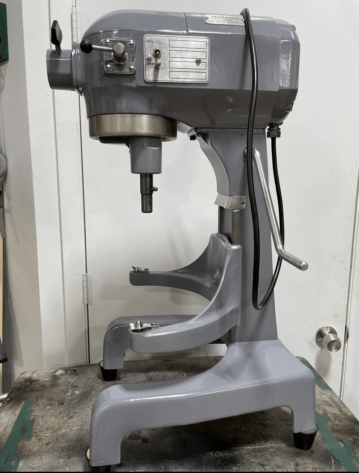 Rebuilt a commercial mixer that was over 50 year old.